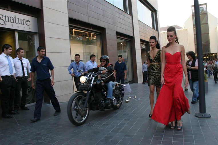 Harley Davidson show at Beirut Souks